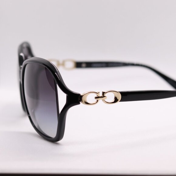 Coach Black Kissing C Sunglasses Style 8145 L948 - Picture 1 of 11